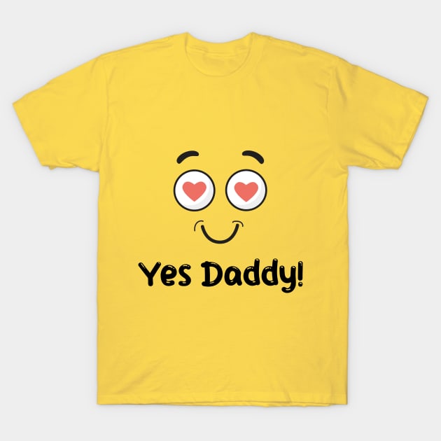 Yes Daddy Emoji T-Shirt by Jack Harper Gay Romance Author